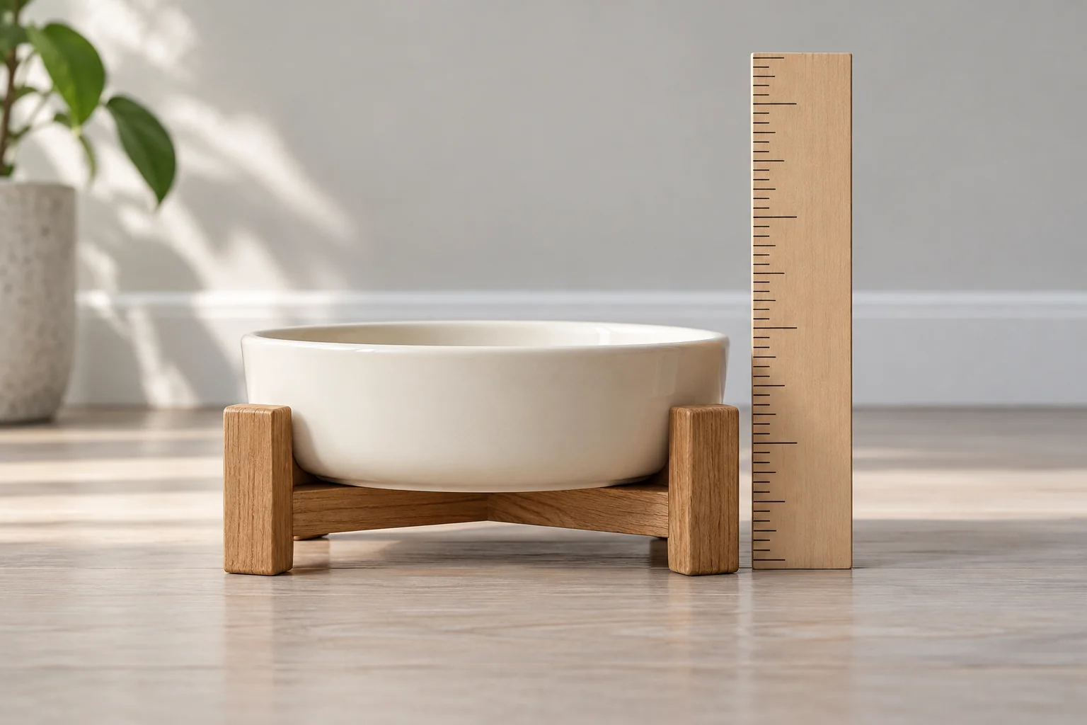Rim-height measurement for the question "how tall should a cat bowl be?"