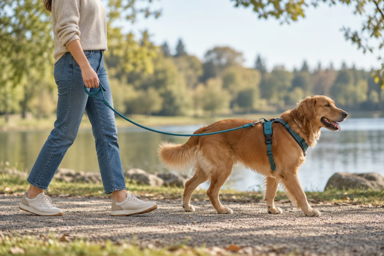 How long should a dog leash be? Hand-to-dog distance during a fit check